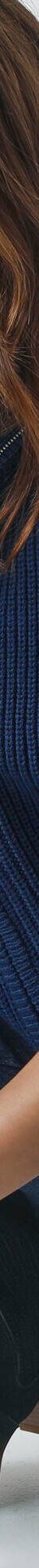 Gilet zippé en maille perlée (bleu encre) Gilet zippé en maille perlée (bleu encre)